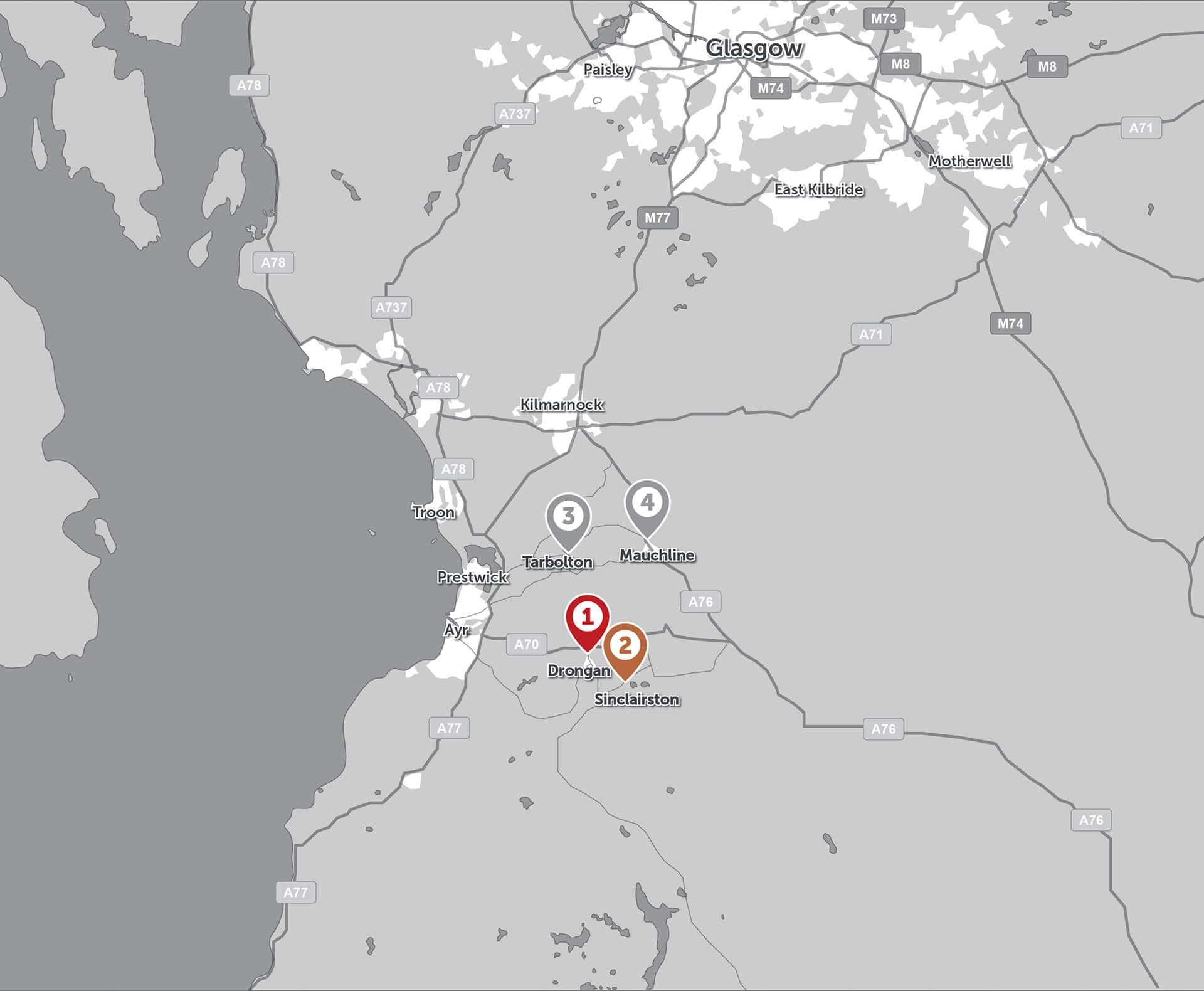 Hayhill Development Locations
